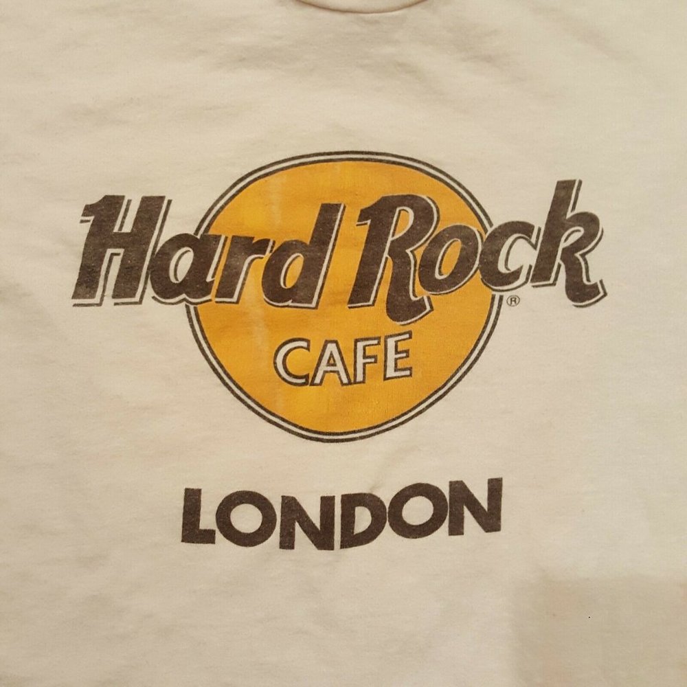 Vtg 80s Hard Rock Cafe London T-Shirt S 34-36